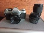 Canon AE-1 met lenzen, Audio, Tv en Foto, Fotocamera's Analoog, Ophalen of Verzenden, Gebruikt, Spiegelreflex, Canon