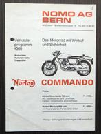 Zwitserse folder Norton Commando (NOMO AG Bern) - 1969, Overige merken