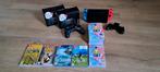 Nintendo Switch + 4 spellen., Spelcomputers en Games, Games | Nintendo Switch, Online, Zo goed als nieuw, 3 spelers of meer, Vanaf 7 jaar