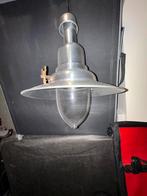 Aluminium scheepslamp, Ophalen of Verzenden, Zo goed als nieuw, Glas, Minder dan 50 cm