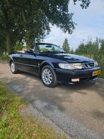 Saab 9-3 2.0 T Cabrio AUT 2000 Blauw, Auto's, 74 €/maand, Beige, 4 cilinders, Cabriolet