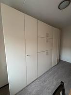 Grote witte kledingkast - 290cm breed, Ophalen, Gebruikt, Overige materialen, 200 cm of meer