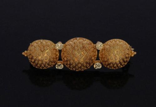 Doekspeld broche 14k goud antiek sieraad streeksieraad, Sieraden, Tassen en Uiterlijk, Antieke sieraden, Broche, Goud, Met edelsteen