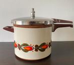 Vintage emaille snelkookpan, Ophalen, Gebruikt, Overige materialen