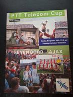 Oud programmaboekje Feyenoord vs Ajax, Verzamelen, Ophalen of Verzenden, Zo goed als nieuw, Ajax, Boek of Tijdschrift