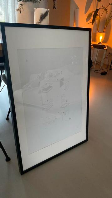 Ikea Ribba fotolijst 60x90 cm beschikbaar voor biedingen