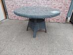 Ronde wicker tuintafel, Ophalen, Gebruikt, Rond, Wicker