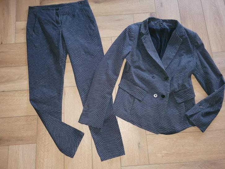Prachtig pak van Anette Gortz, maat 36-38, Kleding | Dames, Jasjes, Kostuums en Pakken, Zo goed als nieuw, Kostuum of Pak, Maat 36 (S)