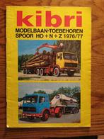 Kibri Spoorweg toebehoren Catalogus 1976 - 77 Ho + N + Z, Ophalen of Verzenden, Gelezen, Overige typen