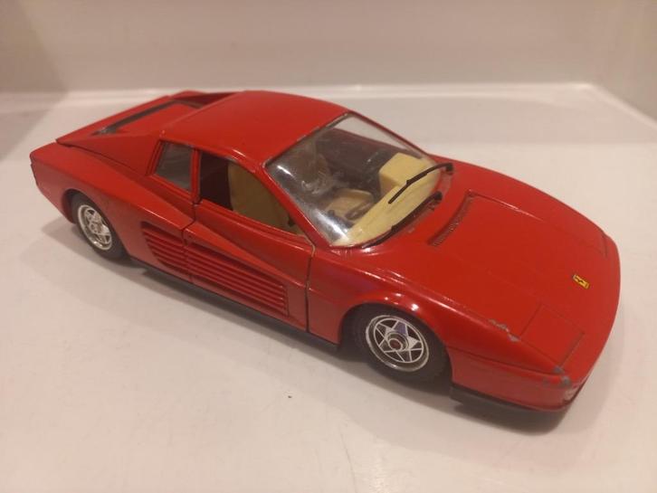 Ferrari Testarossa Bburago 1:24 modelauto 124, Hobby en Vrije tijd, Modelauto's | 1:24, Zo goed als nieuw, Auto, Bburago, Ophalen of Verzenden