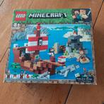 Lego Piratenschip Minecraft 21152, Kinderen en Baby's, Speelgoed | Duplo en Lego, Ophalen of Verzenden, Zo goed als nieuw