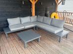 Te koop: ZGAN - Aluminium hoekbank / loungebank-  235x235cm, Ophalen, 6 zitplaatsen, Bank, Aluminium
