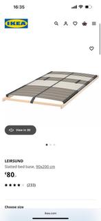 IKEA Leirsund lattenbodem 90x200cm, Huis en Inrichting, Slaapkamer | Matrassen en Bedbodems, Ophalen, 90 cm, Eenpersoons, Zo goed als nieuw