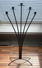 Leuke zware oud ijzeren kaarsenstandaard, Ophalen of Verzenden, Gebruikt