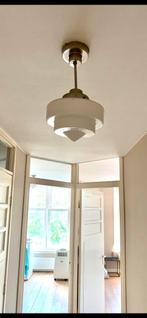 Hanglamp Art deco 2 x Gispen, Huis en Inrichting, Lampen | Plafondlampen, Ophalen, Zo goed als nieuw