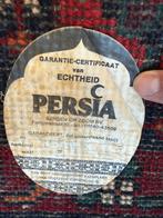 Perzisch handgeknoopt tapijt 95x195–rood/crème – certificaat, Huis en Inrichting, Ophalen, 200 cm of meer, Crème, Klassiek Perzisch