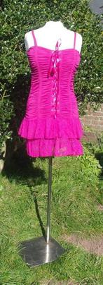 Gaaf roze jurkje mt M/L merk Luc Ce, Maat 38/40 (M), ., Ophalen of Verzenden, Zo goed als nieuw