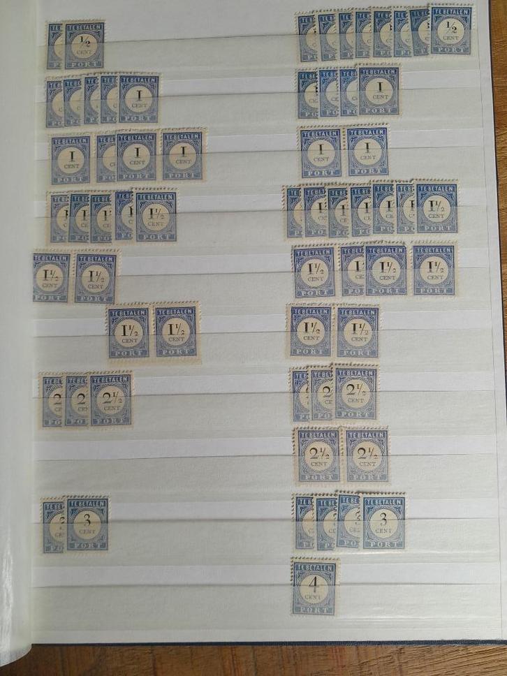 Stockboek portzegels PF en ongebruikt, Postzegels en Munten, Postzegels | Nederland, Postfris, T/m 1940, Ophalen of Verzenden
