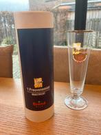 Vintage glas brand bier ‘t preuvenemint maastricht brandbier, Verzamelen, Biermerken, Ophalen of Verzenden, Glas of Glazen, Brand