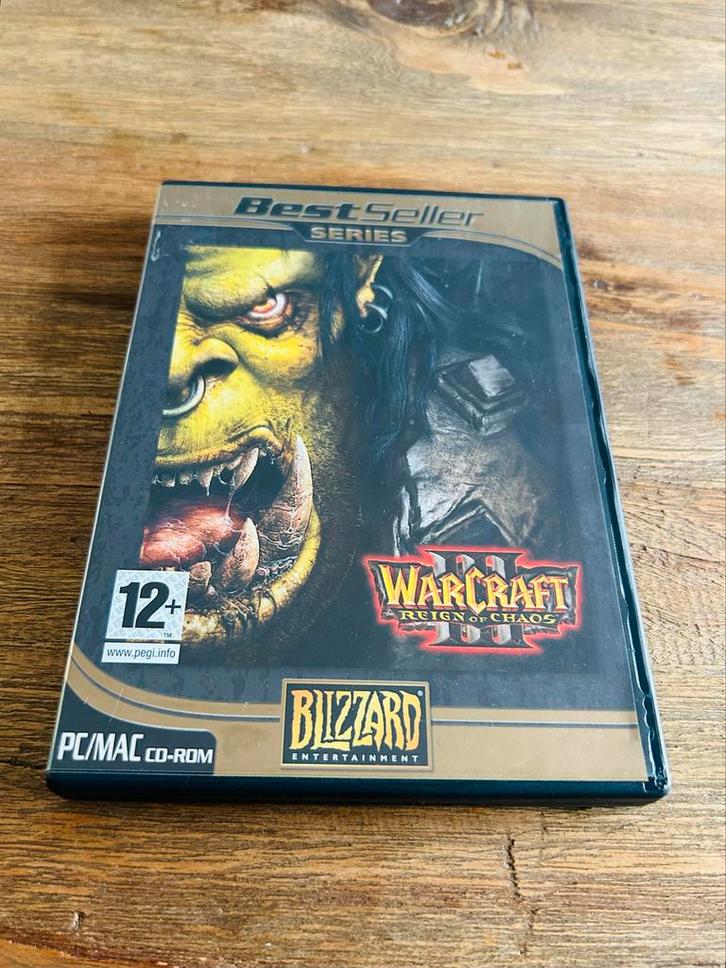 Warcraft 3: Reign of Chaos - PC Game, Spelcomputers en Games, Games | Pc, Gebruikt, Strategie en Constructie, 1 speler, Vanaf 12 jaar