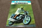 Kawasaki 750 Mach IV H2 verkoop folder brochure  1974 ??, Motoren, Ophalen of Verzenden, Kawasaki