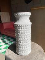 Carstens west germany vaas wit 30 cm, Gebruikt, Wit, Aardewerk of Porselein, Ophalen of Verzenden