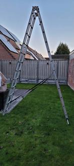 Ladder, Doe-het-zelf en Verbouw, Ladders en Trappen, Ophalen of Verzenden, Gebruikt, 4 meter of meer