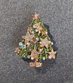 Kerstboom broche strass Christmas Kerst, Overige materialen, 4 tot 7 cm, Overige kleuren, Nieuw