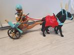 Playmobil Egyptische Wagen met Paarden en Figuur, Ophalen, Zo goed als nieuw, Complete set