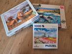 Set van 3 nieuwe puzzels (1000 & 1500 stukjes) – Nieuw, Ophalen, 500 t/m 1500 stukjes, Nieuw, Legpuzzel