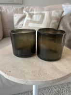 Set van 2 waxinelichthouders, Ophalen of Verzenden, Zo goed als nieuw, Overige materialen, Kandelaar