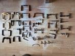 Deurkrukken, jaren 30, antiek, gietijzer, messing, bakeliet, Doe-het-zelf en Verbouw, Hang- en Sluitwerk, Ophalen of Verzenden