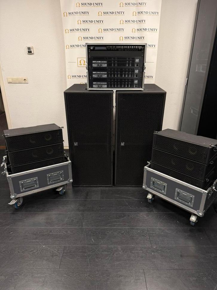 LD SYSTEMS PREMIUM / VUE LINE-ARRAY SYSTEM, Audio, Tv en Foto, Luidsprekers, Zo goed als nieuw, 120 watt of meer, Overige merken