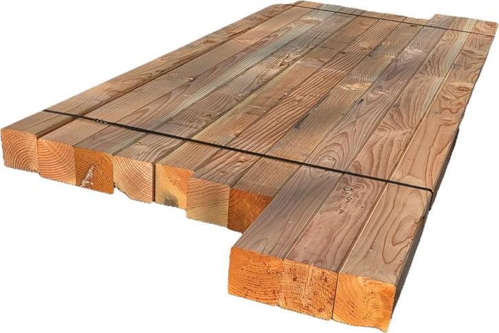 Douglas palen / balken  geschaafd 12 x 12 cm - nr: TB72, Tuin en Terras, Palen, Balken en Planken, Nieuw, Balken, 250 cm of meer