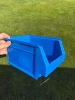 Blauwe Magazijnbak - Stapelbaar 5 stuks, Gebruikt, Minder dan 50 cm, Ophalen of Verzenden, Minder dan 40 cm
