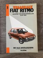 Vraagbaak Fiat Ritmo Benzine- en Dieselmodellen 1978-1983, Ophalen of Verzenden