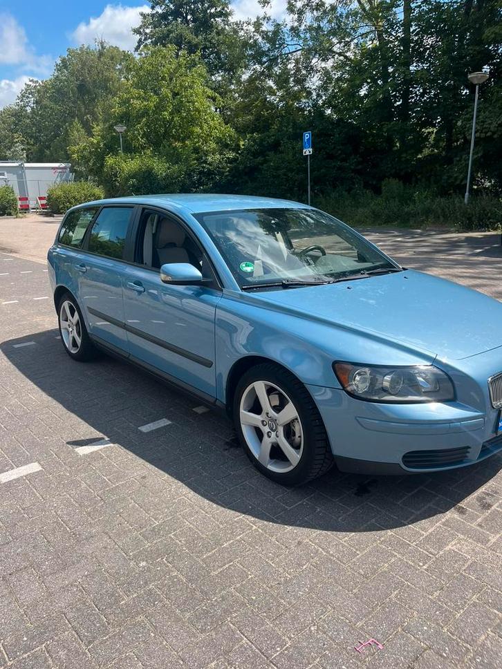Volvo V50 2.4 140PK Geartronic 2004 Blauw, Auto's, Volvo, Particulier, Benzine, E, Stationwagon, Automaat, Origineel Nederlands
