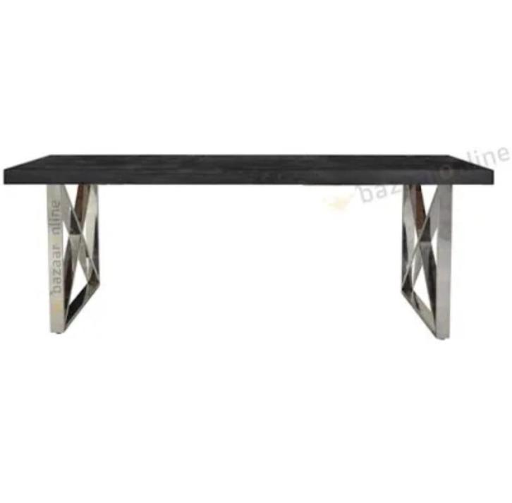 Eettafel, Huis en Inrichting, Tafels | Eettafels, Zo goed als nieuw, 50 tot 100 cm, 150 tot 200 cm, Vier personen, Rechthoekig