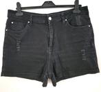 Zwarte denim dames short maat 44 z.g.a.n., Zwart, Zo goed als nieuw, W33 - W36 (confectie 42/44), Esmara