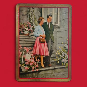 Vintage Cote D'or blik Belgisch koningshuis jaren '60 beschikbaar voor biedingen