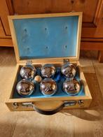 Te Koop Jeu de Boules set in houten opberg kistje, Nieuw, Ophalen