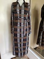 jurk My Passion L zwart/creme/taupe/mauve travelstof, Zwart, Maat 42/44 (L), Ophalen of Verzenden, Zo goed als nieuw