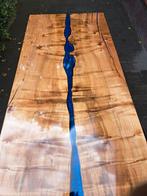 Epoxy Riviertafel - Boomstamtafel, Huis en Inrichting, Tafels | Eettafels, Ophalen, Metaal, 100 tot 150 cm, Nieuw
