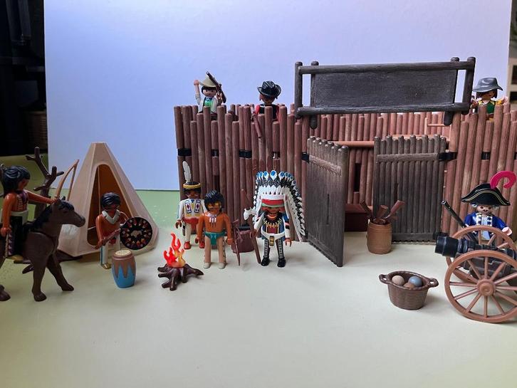 Playmobil Fort, Cowboys en Indianen, Kinderen en Baby's, Speelgoed | Playmobil, Gebruikt, Ophalen of Verzenden