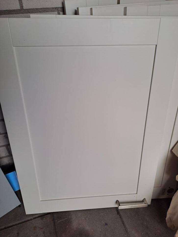 Ikea keukenkastdeuren Sävedal wit, Huis en Inrichting, Keuken | Keukenelementen, Gebruikt, Minder dan 100 cm, 50 tot 100 cm, 50 tot 75 cm