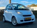 Smart ForTwo 1.0 52KW Cabrio MHD AUT 2012 Wit, Auto's, Automaat, 755 kg, Stoelverwarming, Bedrijf
