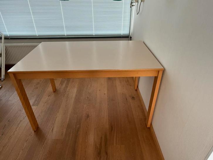 Eettafel, hout-rechthoekig Pastoe design. UITVERKOOP, Huis en Inrichting, Tafels | Eettafels, Gebruikt, 50 tot 100 cm, 100 tot 150 cm