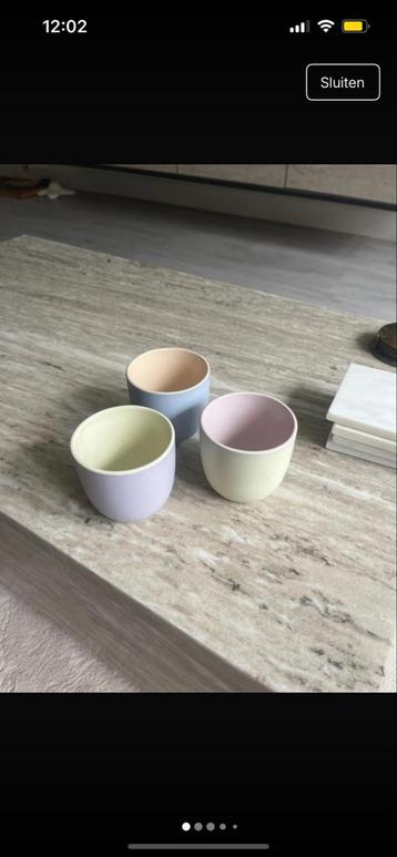 Mila Koffiekopjes - Pastel Set beschikbaar voor biedingen