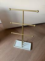 Gouden Sieradenhouder met 3 Stangen, Sieraden, Tassen en Uiterlijk, Overige Accessoires, Ophalen, Zo goed als nieuw