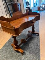 Antieke Biedermeier Kaptafel met Lampetstandaards, Ophalen of Verzenden